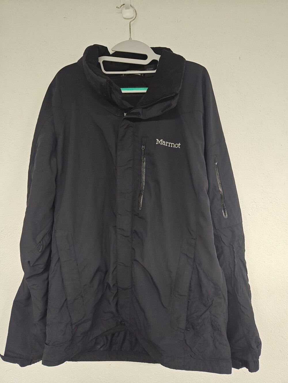 Marmot MemBrain Men’s XL Black Waterproof Ski Snowboard Jacket Technical Shell
